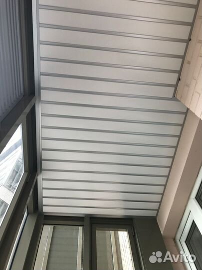 Реечные потолки. Комплект 1,5*1,0. Бел.мат./серебр