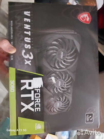 Видеокарта rtx 3060 ventus 3x