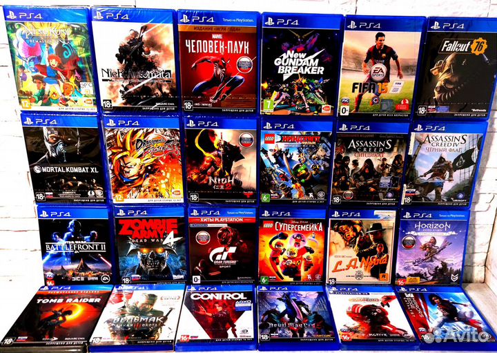 Диски игры для PS4 Большой Выбор