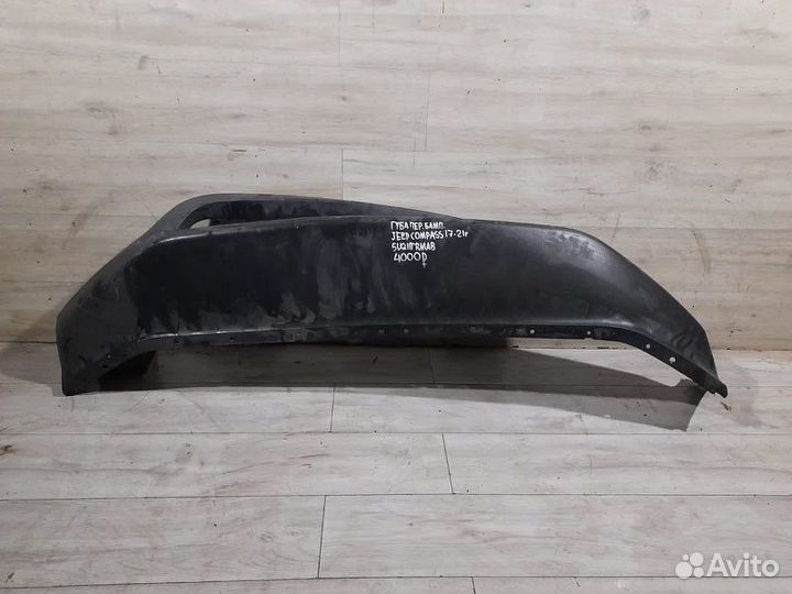 Губа переднего бампера Jeep Compass С 2017 По 2021