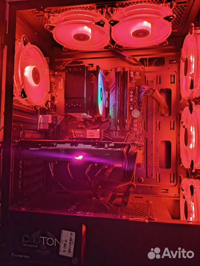 Игровой компьютер с монитором обмен