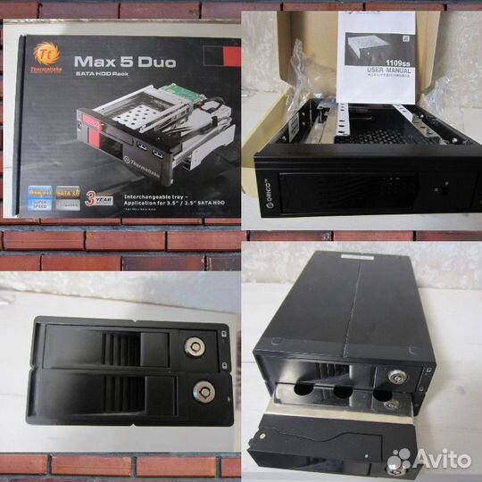 Бокс и салазки для жесткого диска