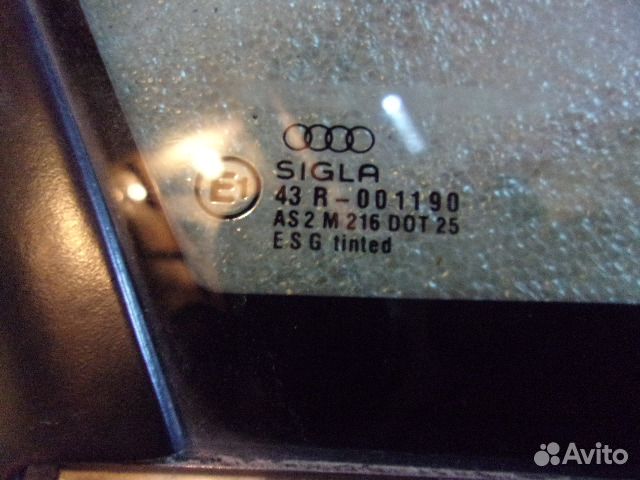 Ауди 80 Б3, форточка кузовная задняя левая