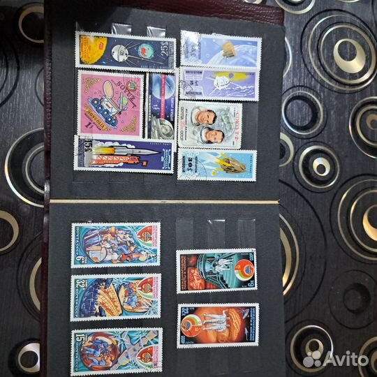 Почтовые марки космос