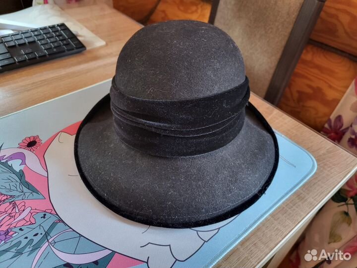 Шляпка женская фетр