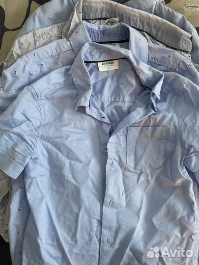 Рубашки пакетом 134 на мальчика