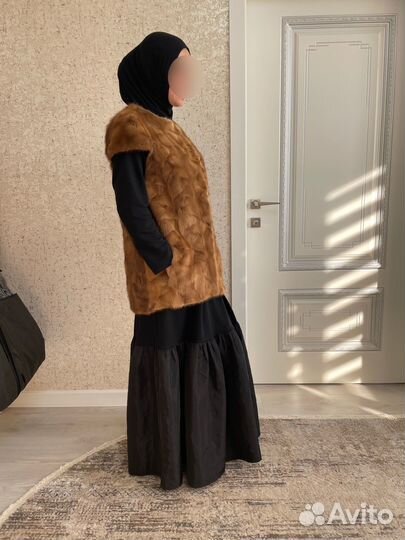 Норковая жилетка женская