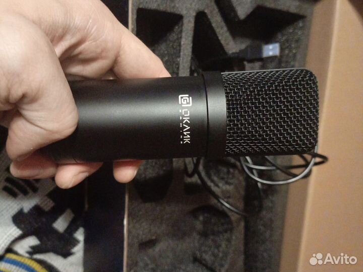 Микрофон для стримов oklick sm700g