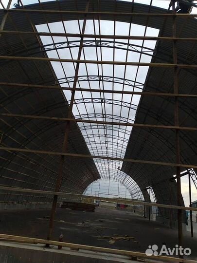 Ангар каркасный