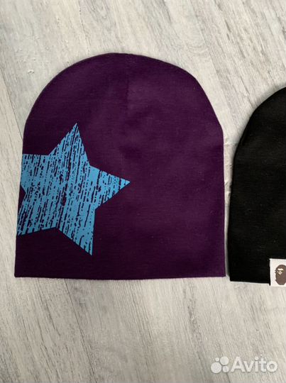 Шапки детские унисекс 2шт 40-44