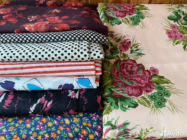 Ткани СССР Сатин Хлопок Ситец Поплин