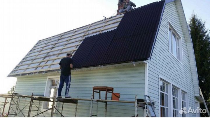 Крыша кровельные работы