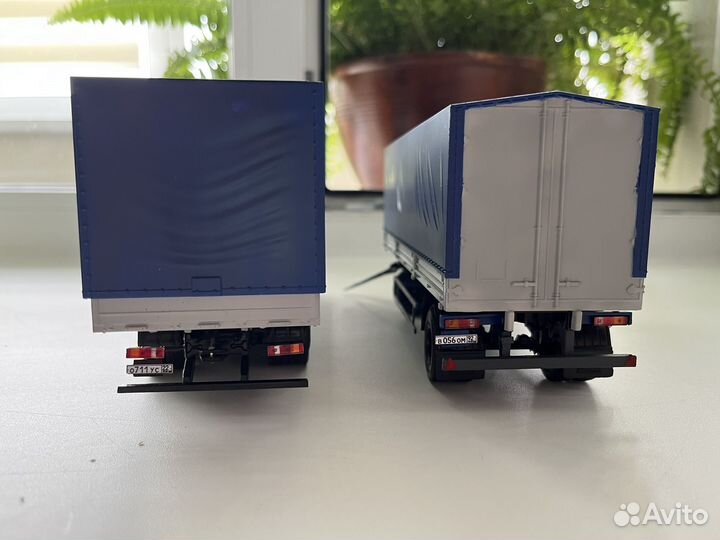 Модель Маз 6312 с прицепом 1/43