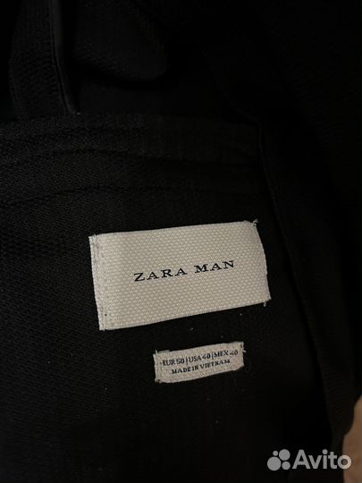 Пиджак blazer zara m мужской черный m