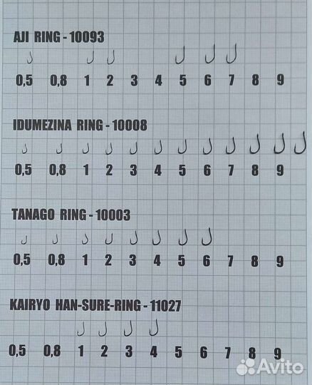 Крючки рыболовные Kumho