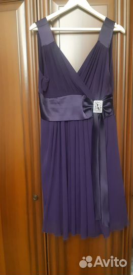 Нарядное шифоновое платье большого размера 56р