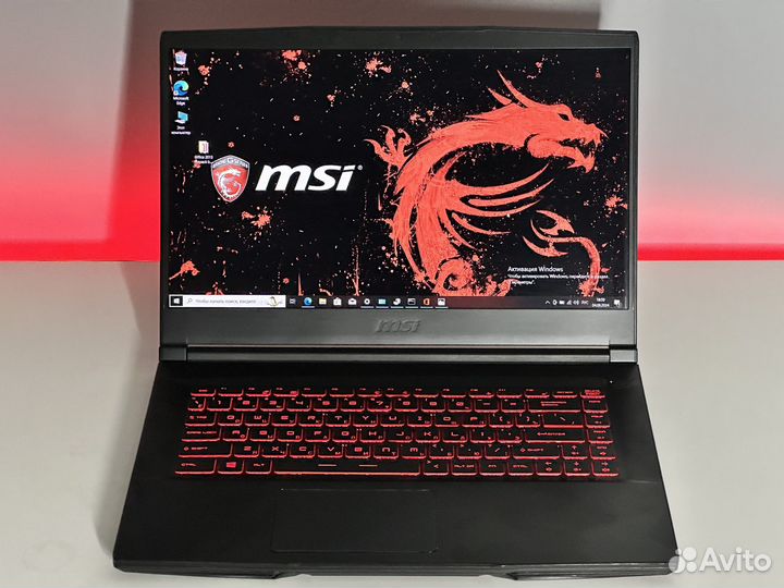 Игровой ноутбук I7-9750H 16озу GTX 1050Ti-8G