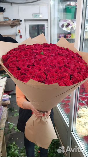Букет 101 роза с доставкой