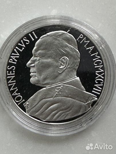 Монета Серебро Ватикан Папа Римский