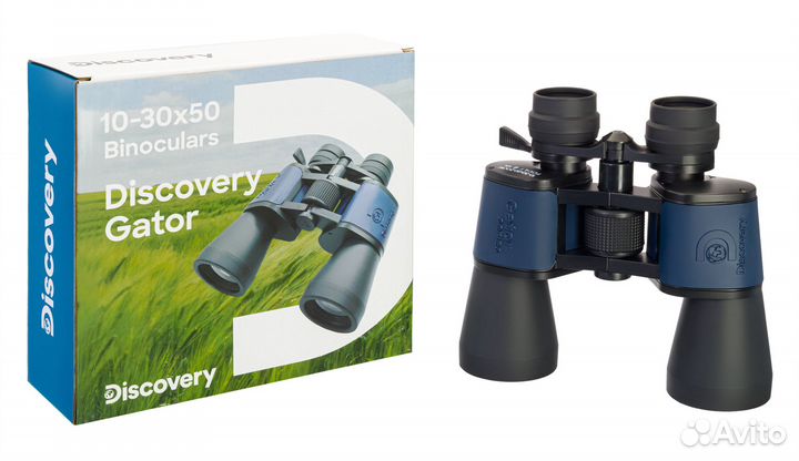 Бинокль Levenhuk Discovery Gator 10–30x50