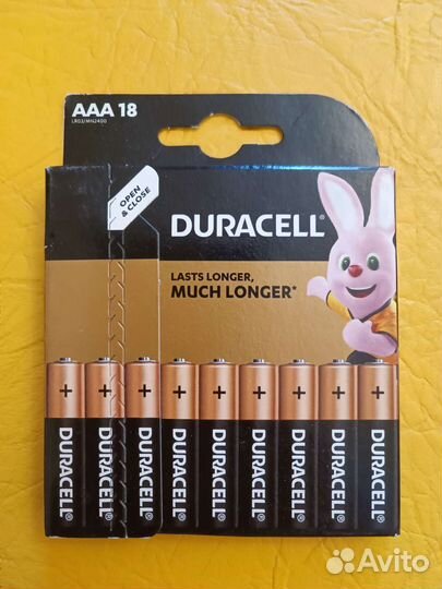 Duracell Basic LR03/MN2400 1.5v AAA 18 штук