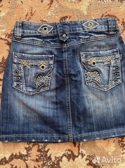 Юбки джинсовые