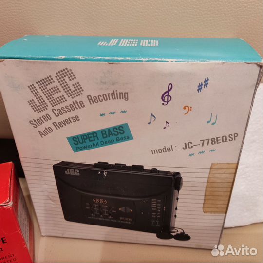Кассетный плеер JEC +колонка в подарок