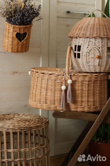 Плетённые изделия из бумажной лозы