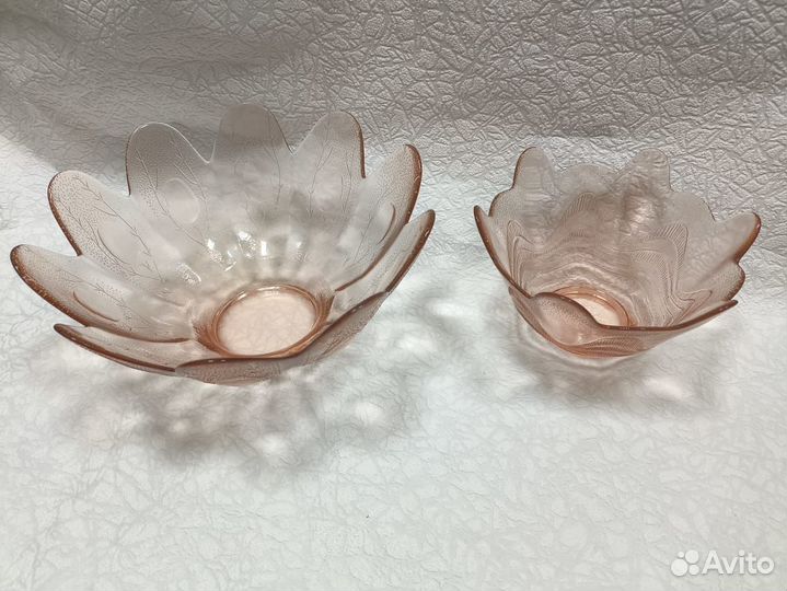 Фруктовница ваза цветное стекло