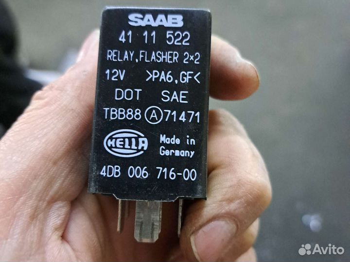 Реле поворотов Saab 41 11 522