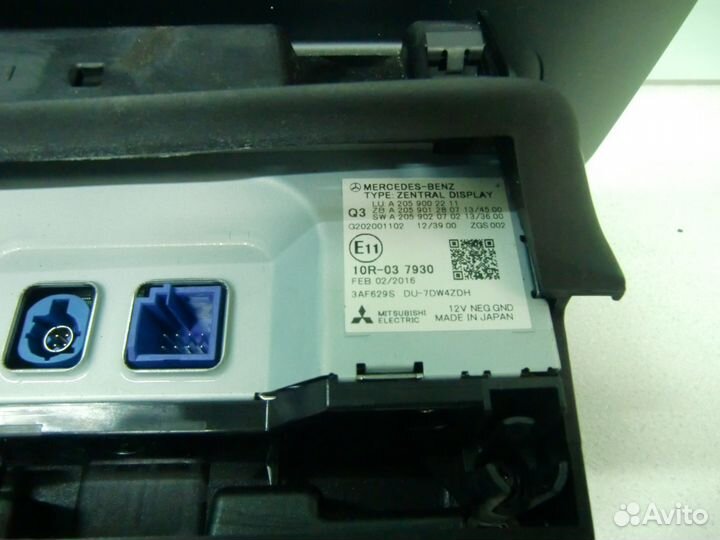 Дисплей центральный Mercedes Viano/Vito W447