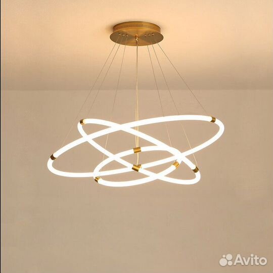 Светодиодная люстра кольца