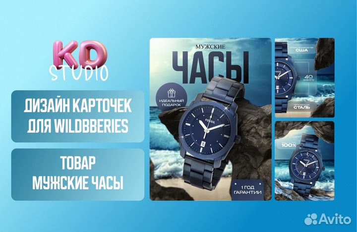 Дизайн карточек товара для маркетплейсов