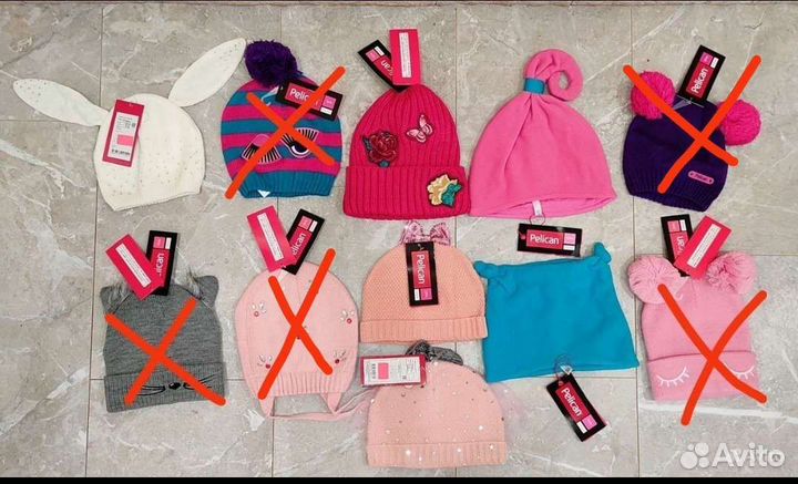Шапка для девочки демисезонные