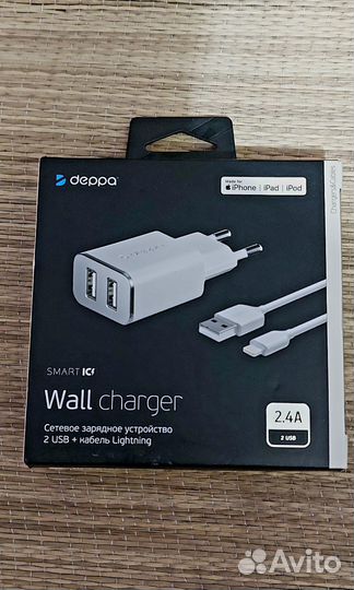 Кабель Deppa Jeans USB - 8-pin для Apple 1.2м ориг