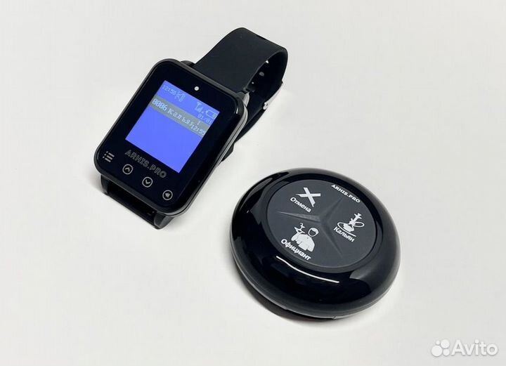 Кнопка вызова официанта влагозащищенная комплект