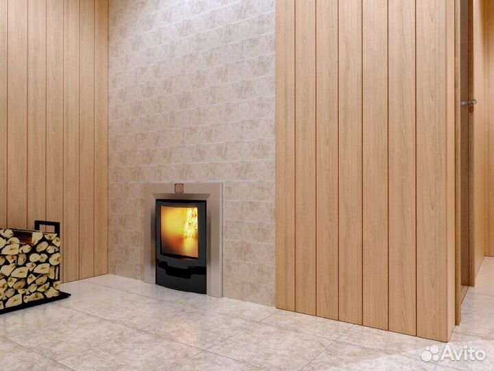 Печь для бани Русь-сетка 12 Л Панорама