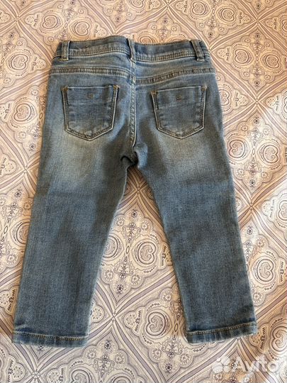 Джинсы zara для девочки 12-18 месяцев