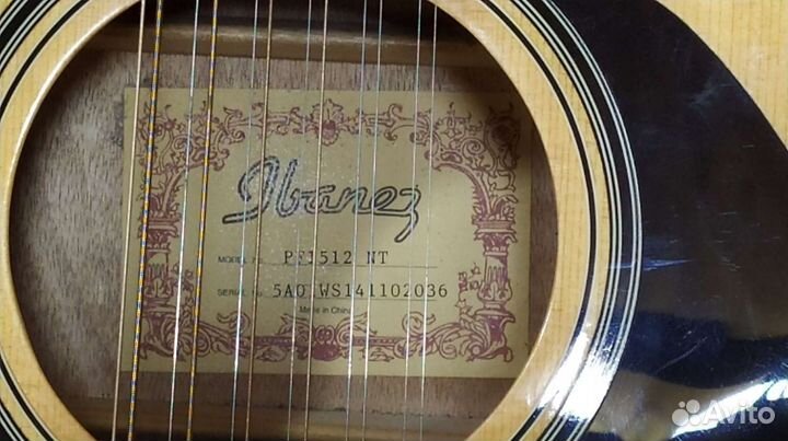 Гитара Ibanez pf1512nt электроакустика