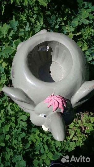 Садовые фигура-кашпо, h37 см, пластик