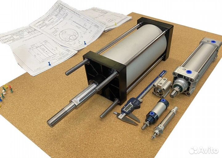 Пневмоцилиндр Festo dsbg-63-500-PPV-A (аналог)