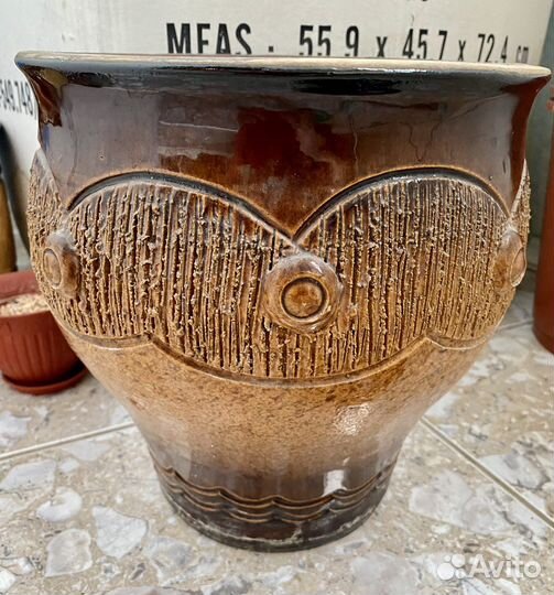 Горшки керамика большемеры