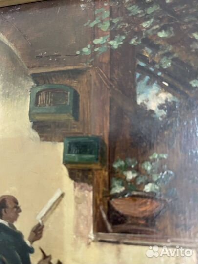 Картина маслом на фанере