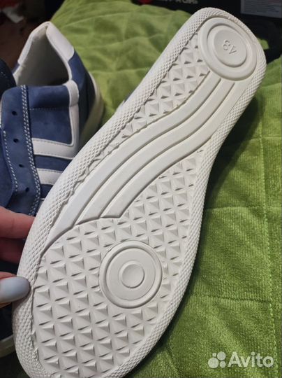 Кеды спортивные из натуральной кожи