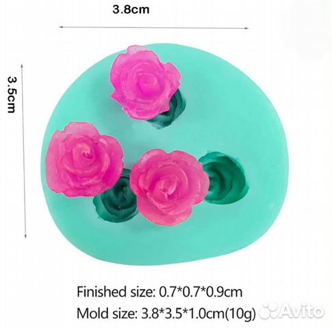 Молд силиконовый Розы