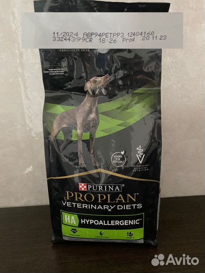 Корм Pro Plan Veterinary Diets Hypoallergenic