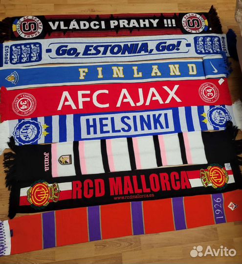 Хоккейные и футбольные шарфы