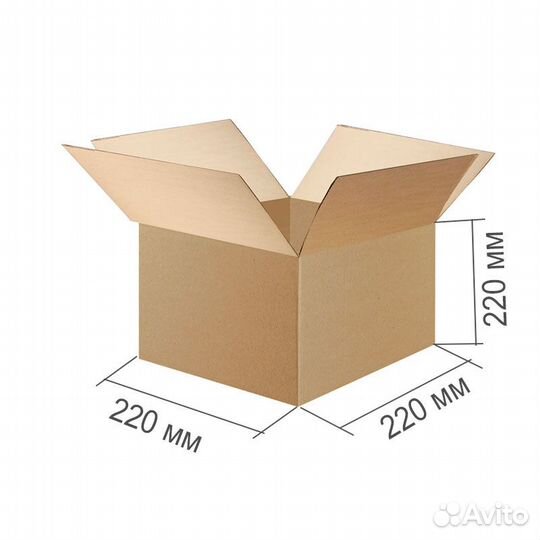 Картонная коробкаТ23В 220/220/220 и другие размеры