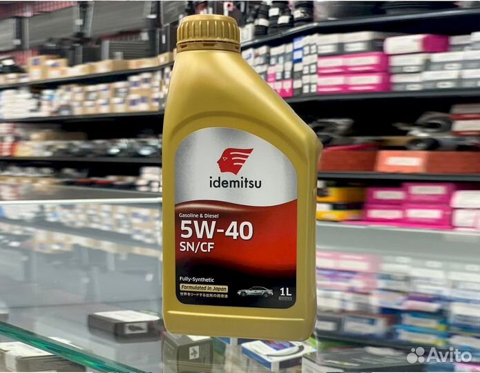 Масло моторное idemitsu 5W-40 Fully-Synthetic SN/C