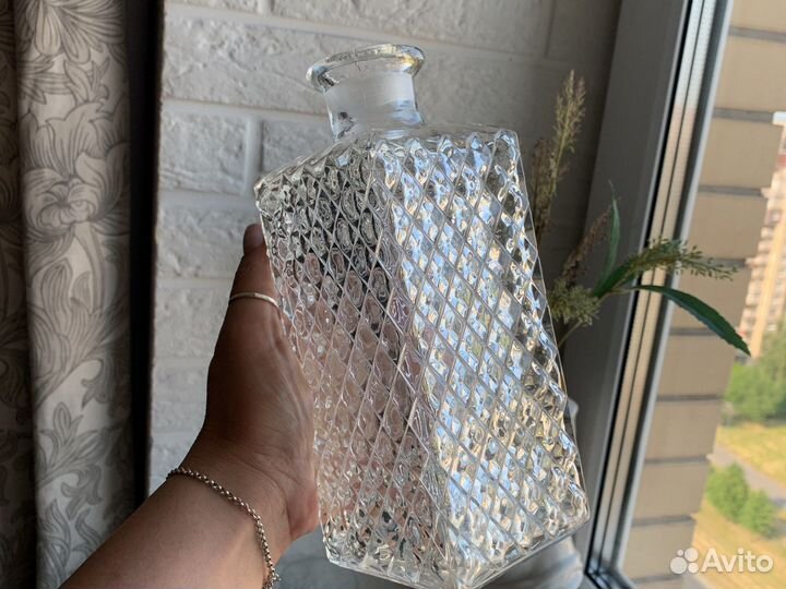 Штоф Crystal Bohemia со стаканами (6 шт)